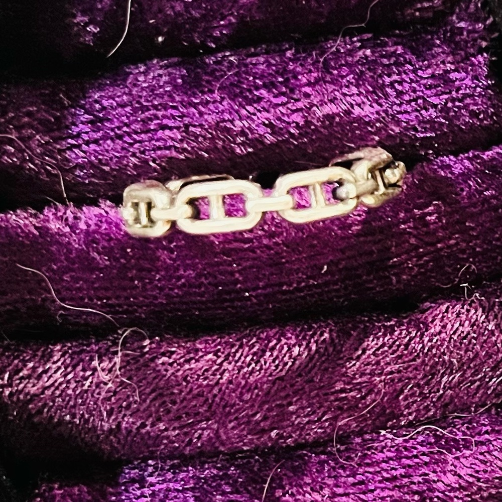 Chain of Fools sterling silver ring - Picture 4 of 6